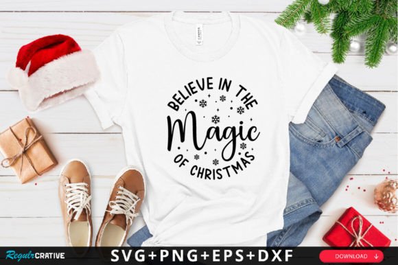Believe in the Magic Christmas SVG
