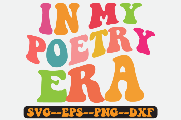 In My Poetry Era Quote Retro SVG Design: Graphics for Crafts Brands