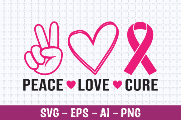 Peace Love Cure SVG: Graphics & Crafts Design Asset Review